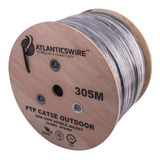 Cable Ftp Cat5e, 24 Awg, Cca, 305 Mts. Cca Pvc. Negro. Exter