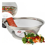 Escorredor Multiuso Inox Arroz Macarrão Frutas Salada Legume