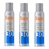 Protetor Solar Spray 30 Fps Sun Prime 150ml  Kit 3 Unidades