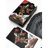 Gold Foil Black Tarot Negro Rider Plasticas Waterproof 12x7