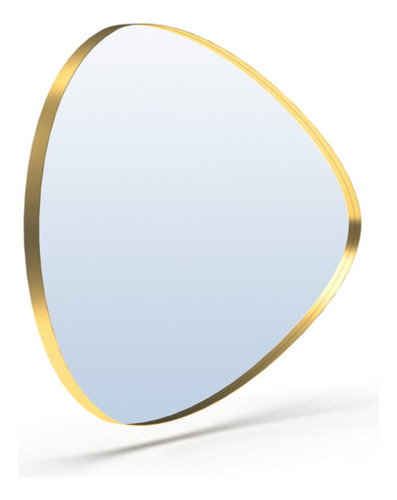 Espelho Decorativo Orgânico 124x115 Moldura Metal Legítimo