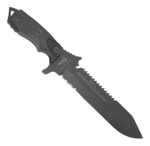 Cuchillo Yarará Táctico Bim 5 Hoja 21cm Vaina Cordura