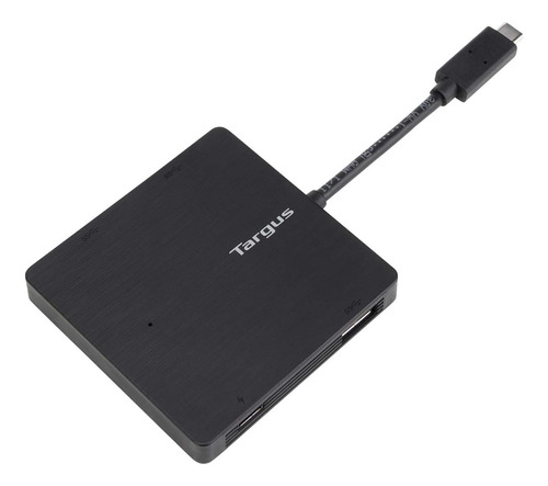 Hub Targus Usb-c A Usb 3.0 De 3 Puertos Con Paso De Energía 