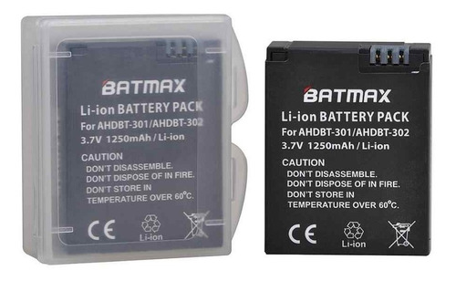 Bateria Go Pro Hero 3 Ahdbt-301 302 Gopro 3 Edicion Plata
