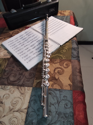 Flauta Transversal Yamaha Japan 225s I I, Preciosa, Plata