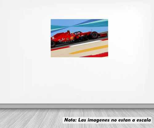 Vinil Sticker Pared 110 Cm. Lado Ferrari F1 Modbe033