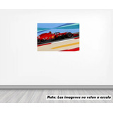 Vinil Sticker Pared 110 Cm. Lado Ferrari F1 Modbe033