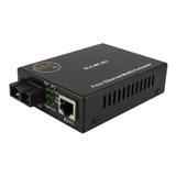 Media Converter Glc 10/100 Monomodo Sm 25km Sc Con Fuente