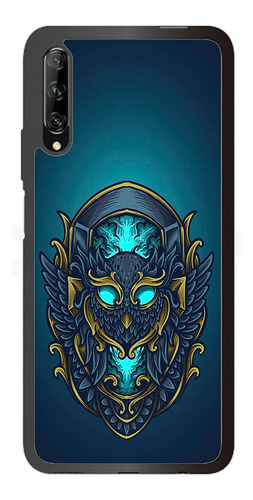 Funda Y9 2019 Y9s Y9 Prime Buho Azul 01