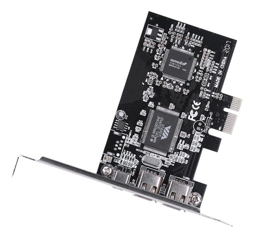 Placa Controladora Pci-e Express Firewire 1394a Ieee1394 Com