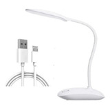 Lampara Tactil Led Escritorio Soporte Flexible Recargable