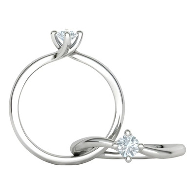 Anillo Compromiso Diamante Cultivado Gia 0.71 Ct D Vvs2 Vg Blanco Cualquier Talla Disponible | Meses sin interés