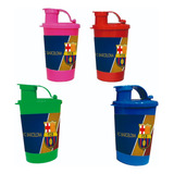 Vaso Barcelona Botilito X12 Fiesta Decoracion Futbol Niños 