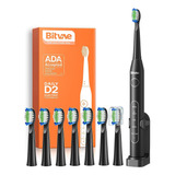 Cepillo Electrico Dental Ultra Sonico Bitvae Con 8 Repuestos