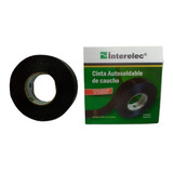 Cinta Autosoldable Interelec Impermeable 4,57mts X 19mm Color Negro