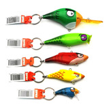 Señuelo Rapala Llavero Pesca Colección Angry Birds X 5