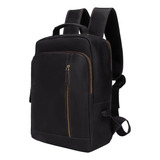 Zhyol Mochila De Cuero Para Hombre, Mochila Para Portatil De