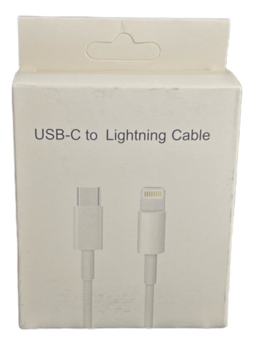 Cable Cargador Usb-c A Lightning Para iPhone 1 Metro 