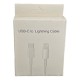 Cable Cargador Usb-c A Lightning Para iPhone 1 Metro 