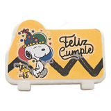 Vela Snoopy Cotillón Cumpleaños Fiestas 