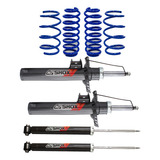 Agkit Resorte Amortiguador Ag Shox Vw Golf A7 1.4 Mqb 12-18