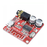 Mini Placa Módulo Vermelha Receptor Bluetooth 4.1 P2 Audio