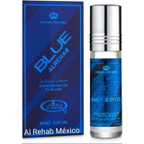 1x Blue Perfume Árabe Al Rehab Roll On 6 Ml Original 