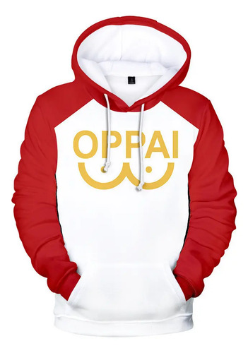 Kp Sudadera Con Capucha Anime One Punch Man Saitama Oppai | Envío gratis