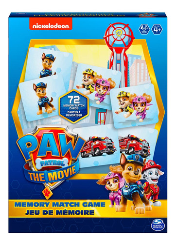 Paw Patrol The Movie Memory Matching Game | Para Niños Y N.
