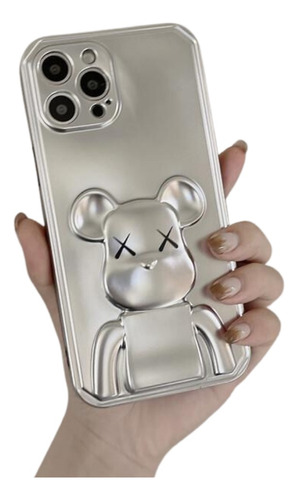 Funda Osito Bear Metalico Para iPhone