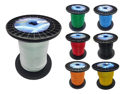 Carrete Cable Automotriz Calibre 18 Varios Colores 100 Metro
