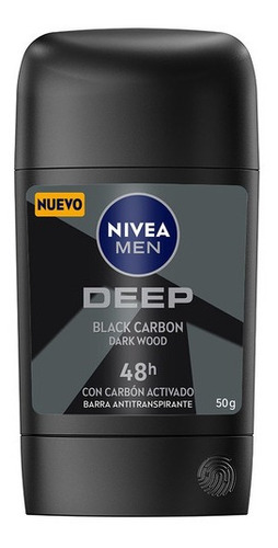 Desodorante Antibacterial Nivea Men Deep Darkwood 50 Gr