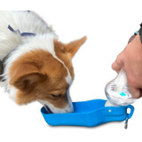 Perrísimo Bebedero Portátil Para Hidratar Tu Mascota 500 Ml Color Azul