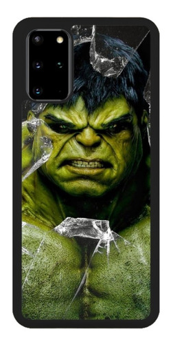 Funda Protector Para Samsung Hulk Superhéroe Cristales Roto