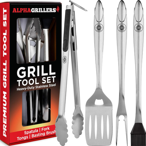 Juego De Herramientas P/ Barbacoa Alpha Grillers, 4 Piezas