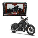 Moto Harley Davidson Sportster Iron 883 Escala 1:12 Maisto