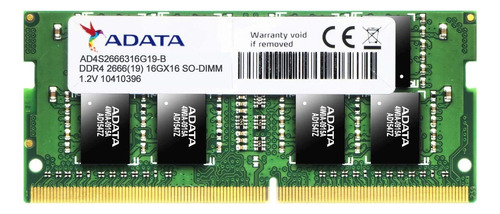 Memoria Ram Notebook 4gb Ddr4 3200mhz Adata