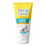 Creme Dental Pet Clean 5 Sabores Para C¿es E Gatos 60 G Sabor Neutro