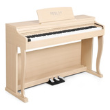 Fesley Piano Digital, Piano De Accion De Martillo Con Peso D