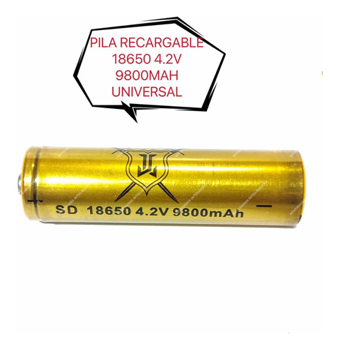 2bateria Recargable 18650 3.7v 9800 Mah Pilas Paquete 2 Pzas