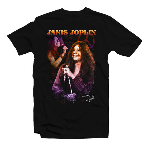 Playeras Janis Joplin Full Color - 9 Modelos Disponibles