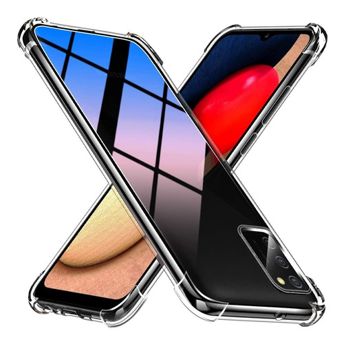 Funda Antigolpe Transparente Reforzada Para Samsung Pack X2