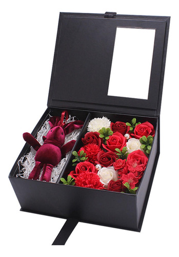 Jabón Artificial Con Flores De Rosas, Regalos Para El Día De