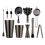 Kit Bartender Cocteleria Mixologia Shaker Colador Cuchara 