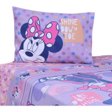 Juego De Sabanas Disney Minie Shine 1.5p