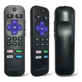Control Compatible Onn Roku Tv Smart Netflix + Funda Y Pila