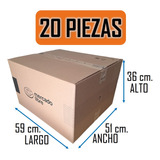 Caja De Cartón E-commerce Mercado Libre 59x51x36cm 20 Piezas