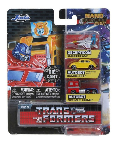 Jada Nano Hollywood Rides - G1 Transformers - Micro Machine