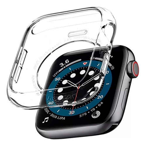 Case Apple Watch 38/40/41/42/44/45/49mm Proteção De Silicone