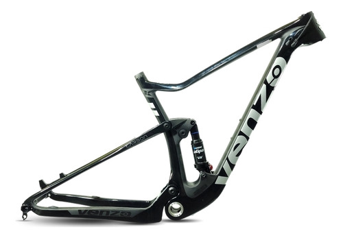 Cuadro Mtb R29 Venzo X-treme M/17 Doble Suspension Negro